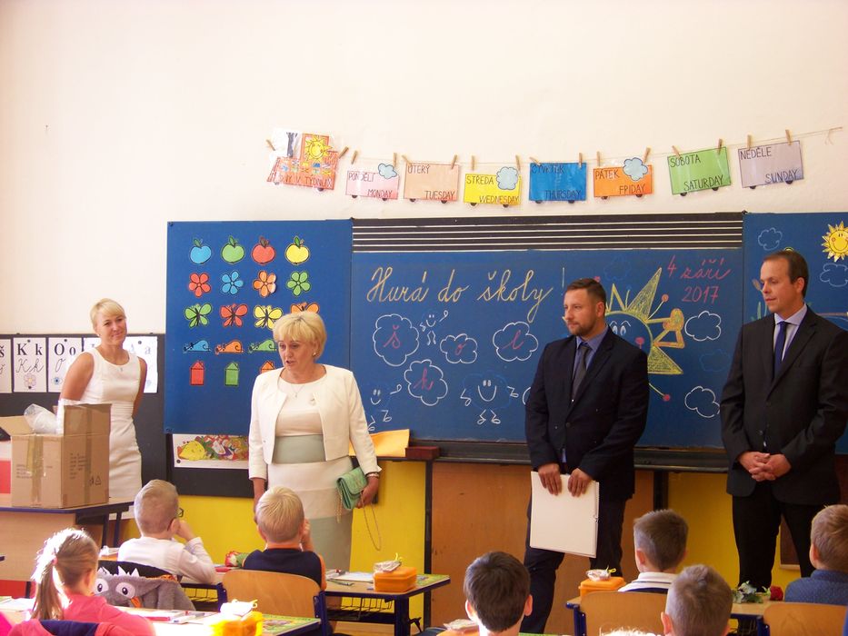 První školní den na ZŠ TGM Vimperk 